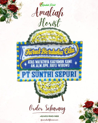 Papan Bunga Duka di Wira Karya