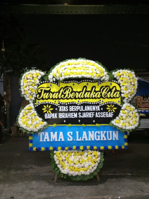 Papan Bunga Duka di Wira Karya